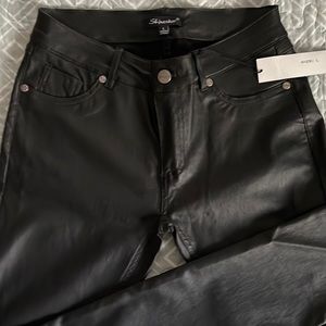 Black Leather Pants